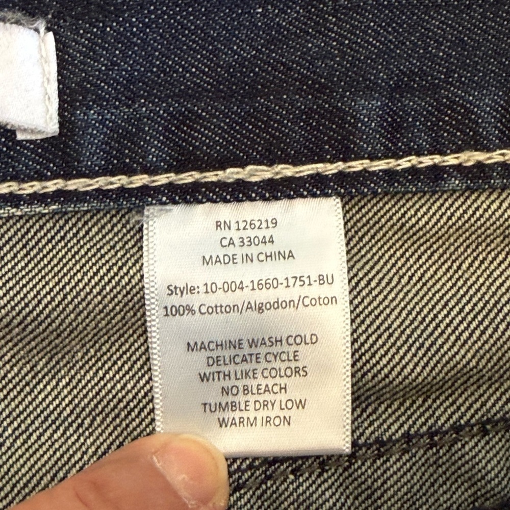 Tin Haul NWT Jagger Denim Jeans Men’s Sz 40R Straight Leg Embroidered Western - Picture 7 of 13